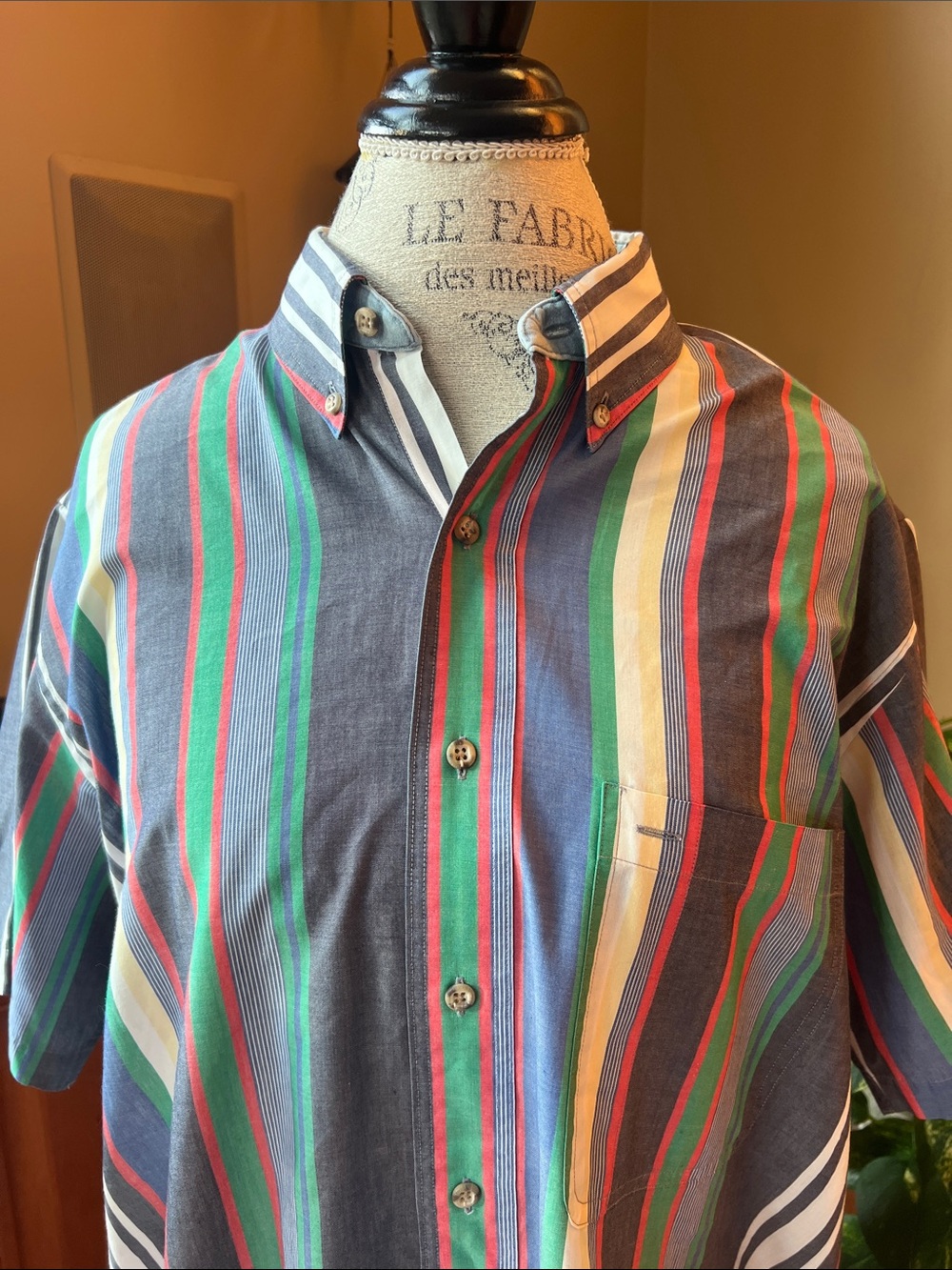 Gant Multicolor Foxhunt Stripe Button-Down Shirt men’s  XL